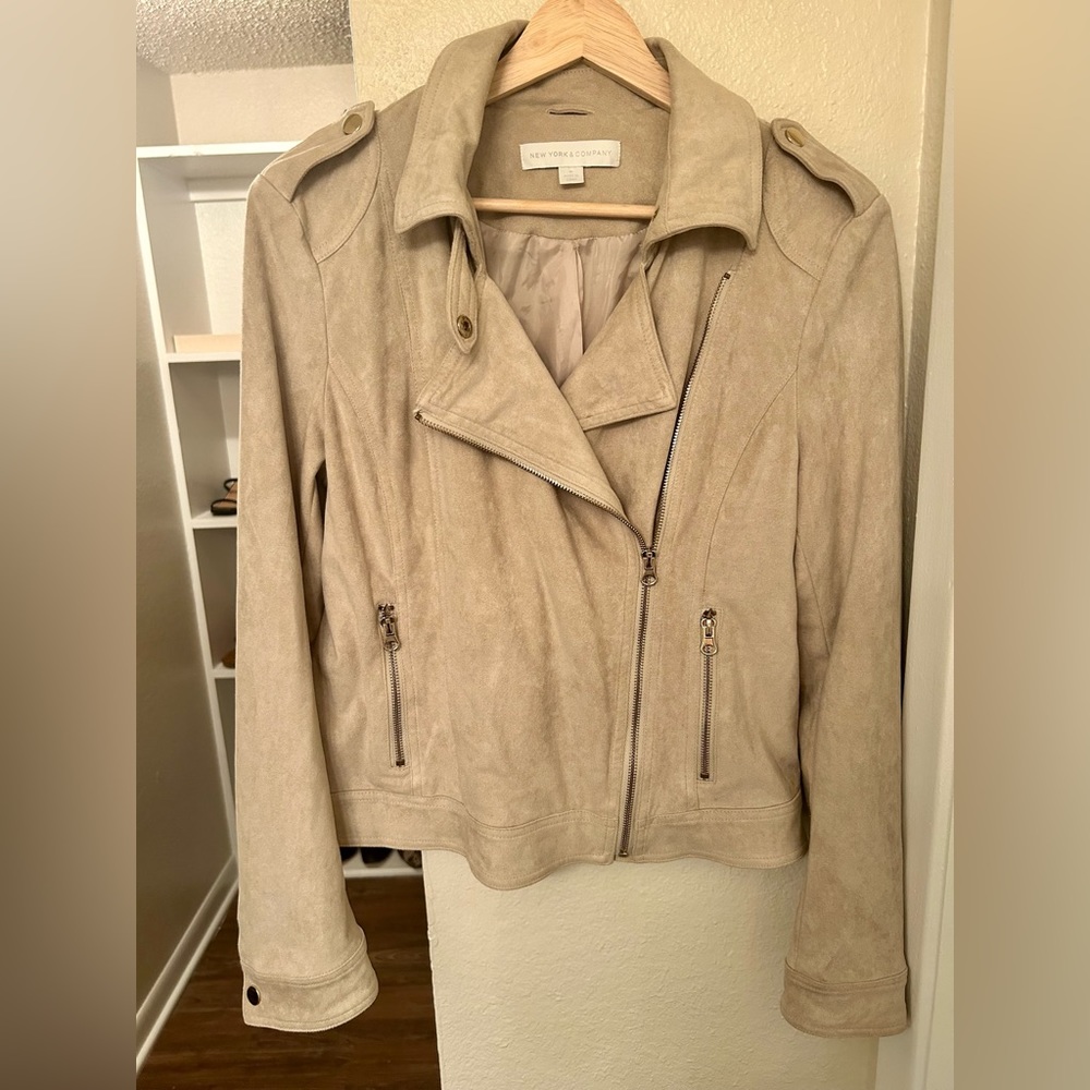 Suede Statement Jacket